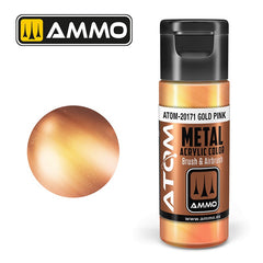 PREORDER Ammo by MIG - Atom Color - Metallic - Gold Pink 20ml
