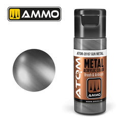 PREORDER Ammo by MIG - Atom Color - Metallic - Gun Metal 20ml