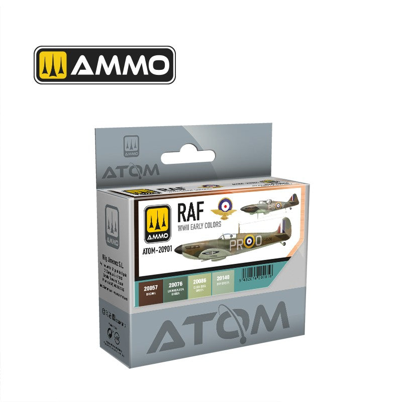 PREORDER Ammo by MIG - Atom Color - Raf Wwii Early Colors Set