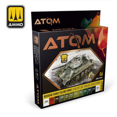 PREORDER Ammo by MIG - Atom Color - Russian Tank Colors Wwii Set