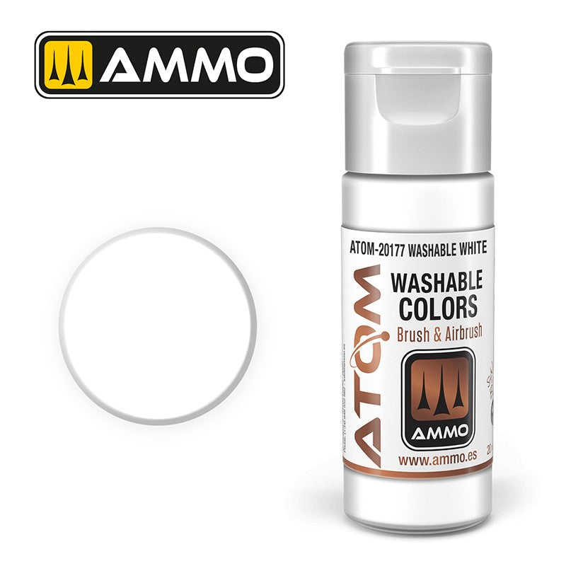 PREORDER Ammo by MIG - Atom Color - Washable - White 20ml
