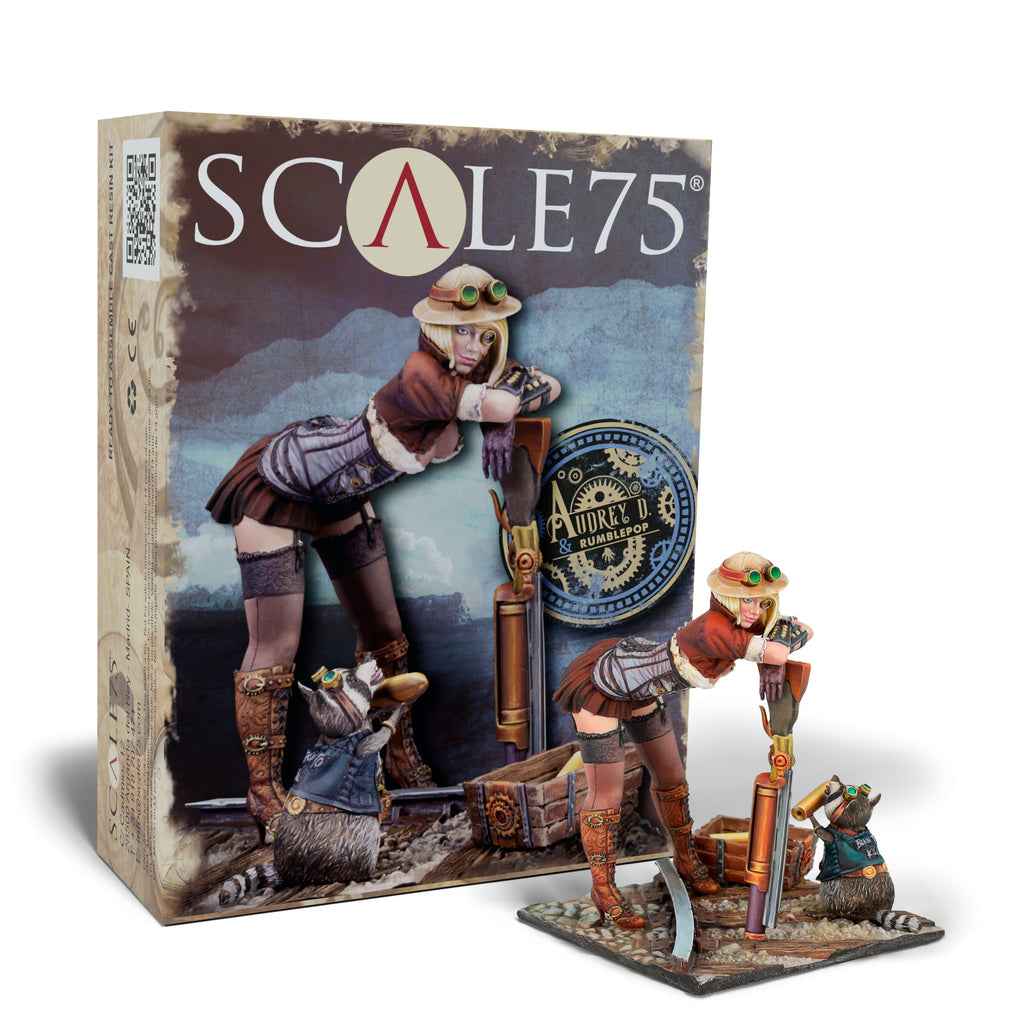 PREORDER Scale 75 - Figures - Steam Wars - Audrey D. & Rumblepop  75mm