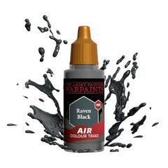 Army Painter Warpaints - Air Raven Black Acrylic Paint 18ml