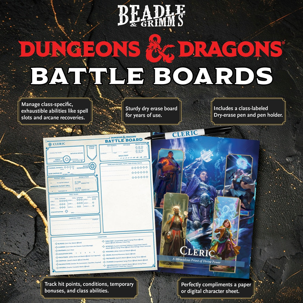 PREORDER Beadle and Grimms D&D Battle Board: Cleric