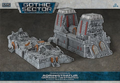 PREORDER Battlefield in a Box: Gothic Sector  Mundus Imperialis: Administratum (Damaged & Destroyed)