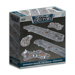 PREORDER Battlefield in a Box: Gothic Sector ? Mundus Imperialis: Damaged Roads Highways & Craters