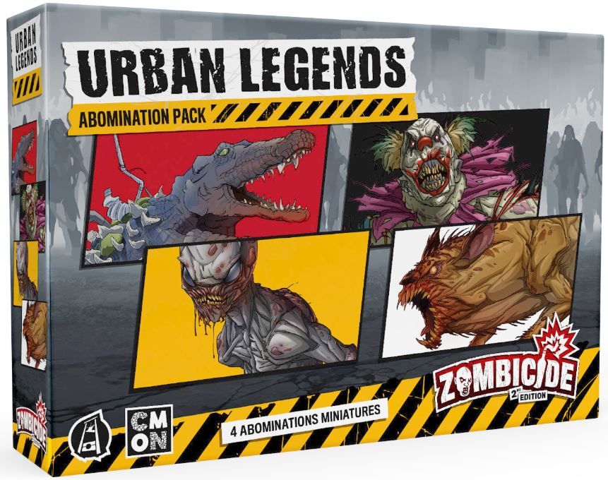 Zombicide 2nd Edition Urban Legends Abominations Pack Board Game