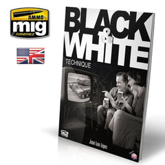 PREORDER Ammo by MIG - Book - Black & White Technique