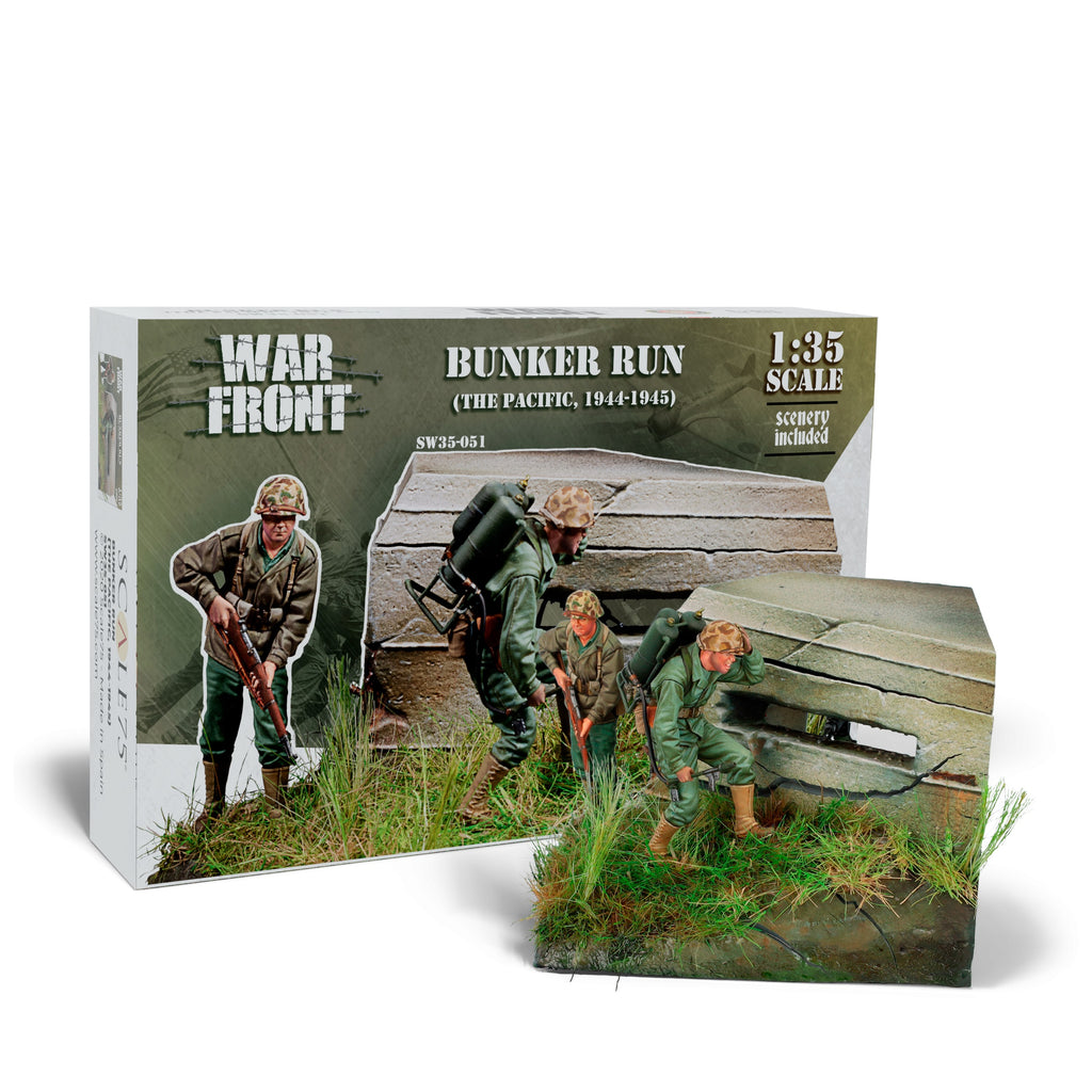 PREORDER Scale 75 - Figures - Warfront - Bunker Run (The Pacific 1944-1945) 35mm