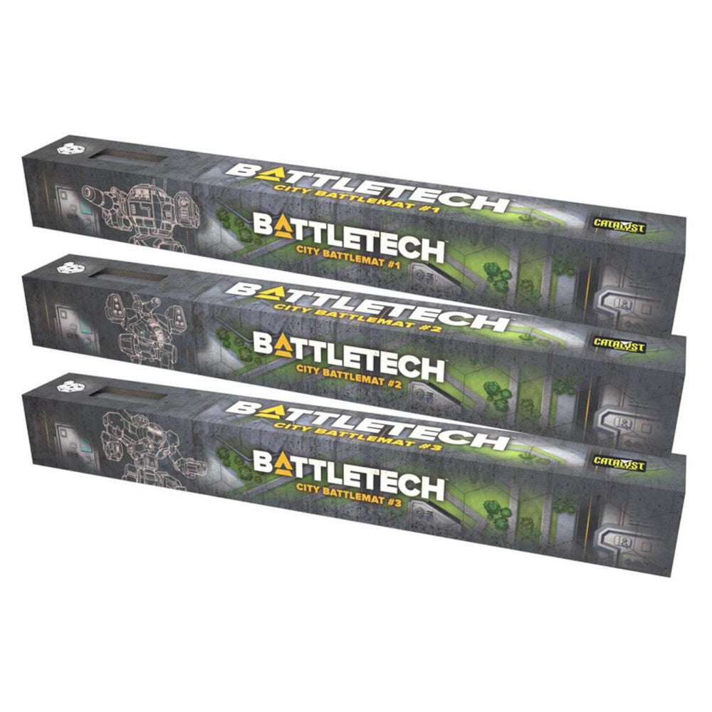 PREORDER BattleTech: Battletech City BattleMat Bundle