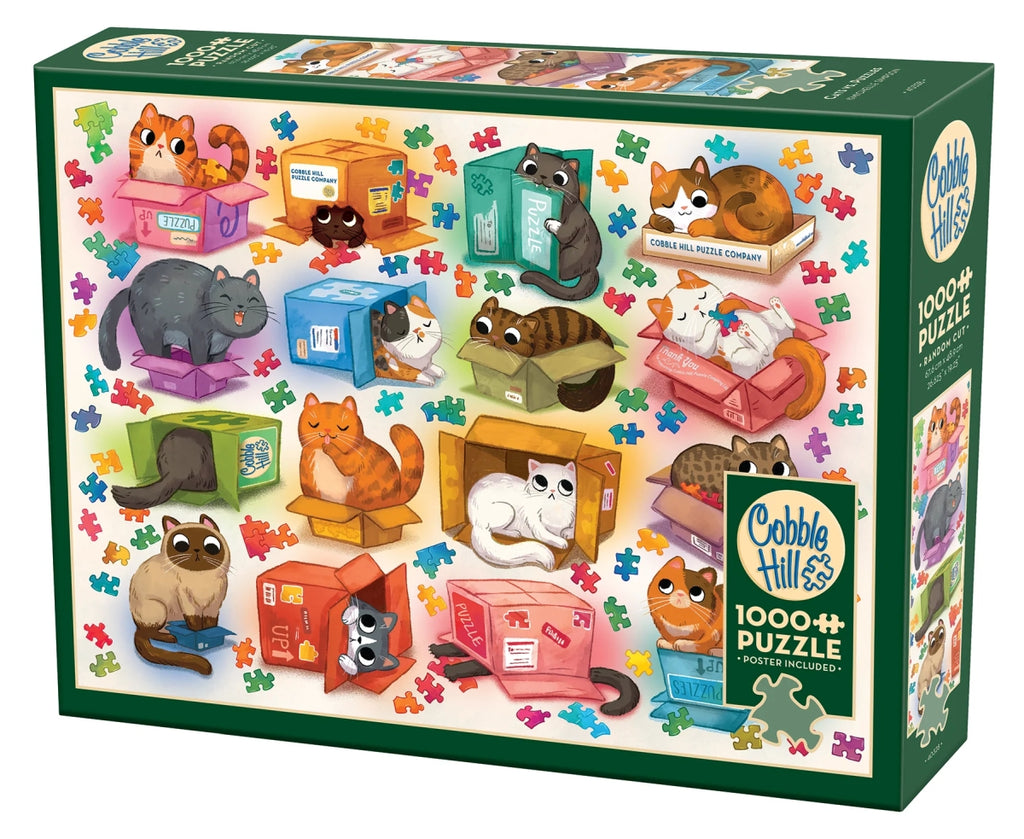 Puzzle - Cobble Hill - Cats vs Puzzles 1000Pc