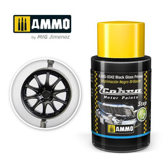PREORDER Ammo by MIG - Cobra Motor - Black Gloss Primer 30ml