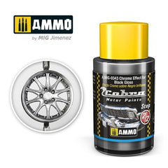 PREORDER Ammo by MIG - Cobra Motor - Chrome Effect For Black Gloss 30ml