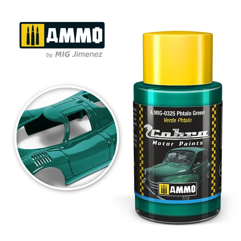PREORDER Ammo by MIG - Cobra Motor - Phtalo Green 30ml