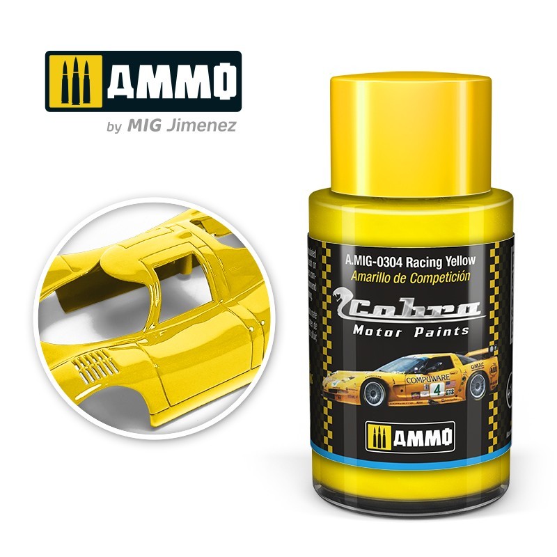 PREORDER Ammo by MIG - Cobra Motor - Racing Yellow 30ml