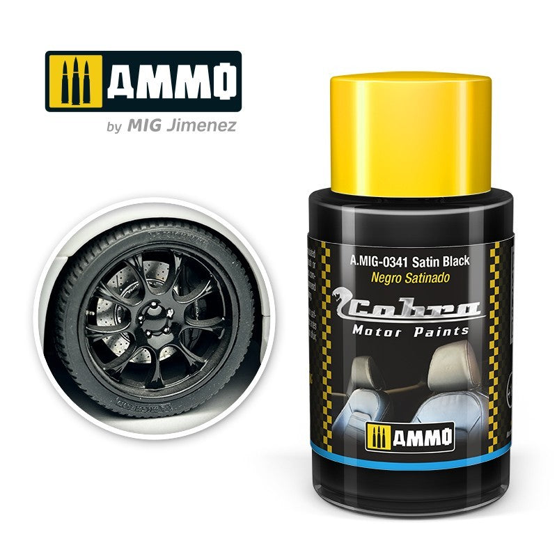 PREORDER Ammo by MIG - Cobra Motor - Satin Black 30ml