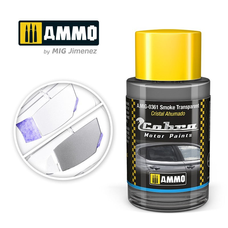 PREORDER Ammo by MIG - Cobra Motor - Smoke Transparent 30ml