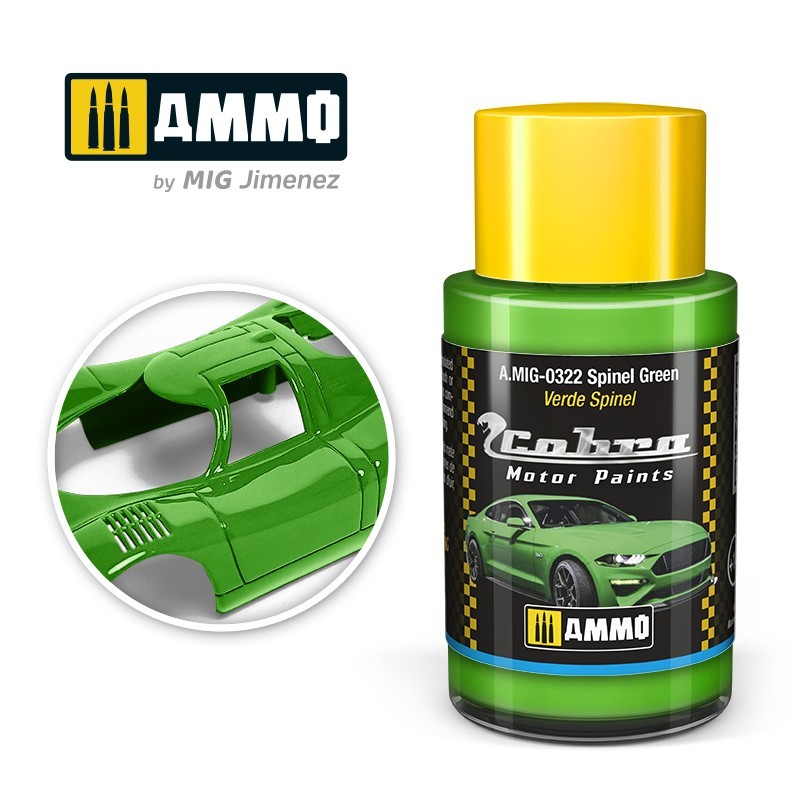 PREORDER Ammo by MIG - Cobra Motor - Spinel Green 30ml