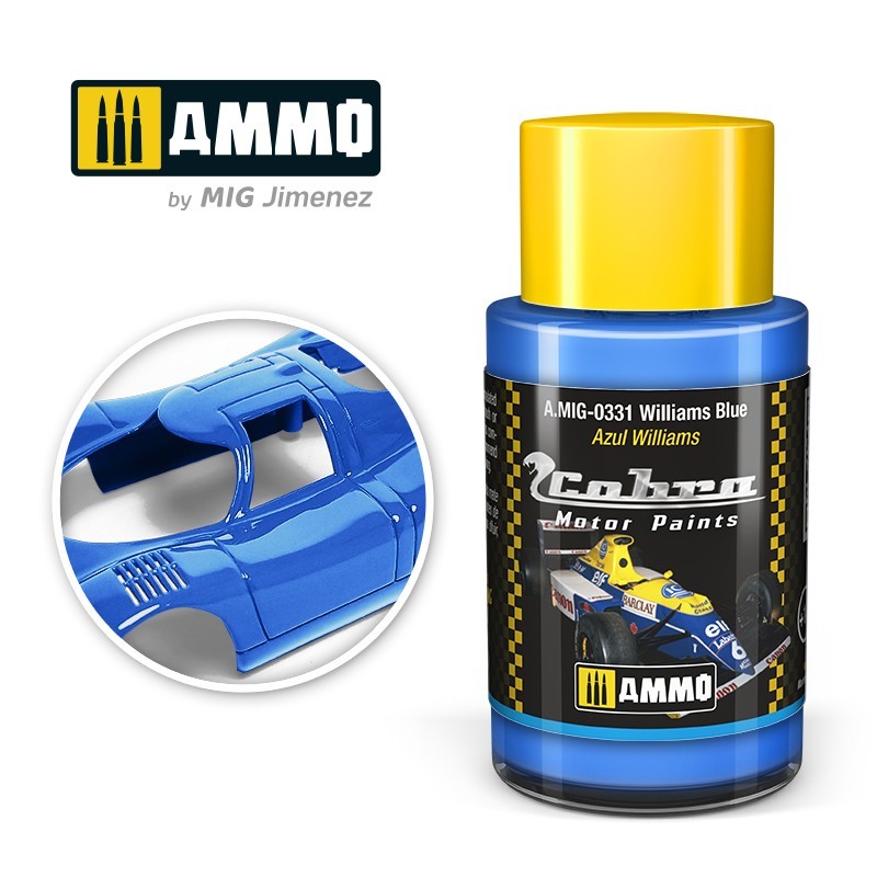 PREORDER Ammo by MIG - Cobra Motor - Williams Blue 30ml