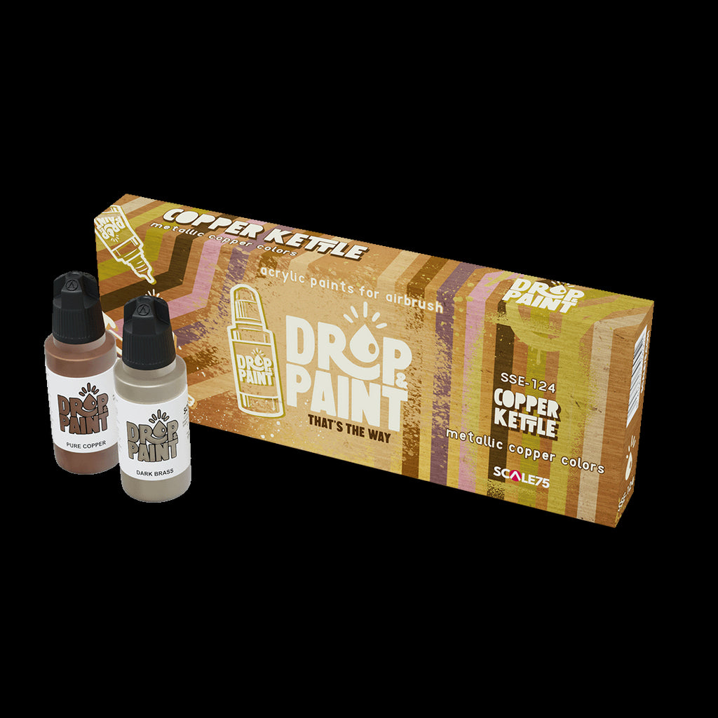 Scale 75 - Drop and Paints - Copper Kettle Paint Set