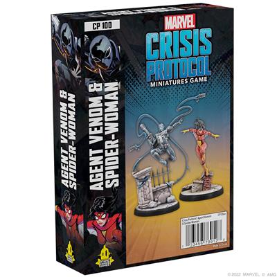 Marvel Crisis Protocol Miniatures Game Agent Venom & Spider-Woman