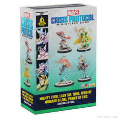 Marvel Crisis Protocol Miniatures Game Mighty Thor Lady Sif Classic Thor & Classic Loki