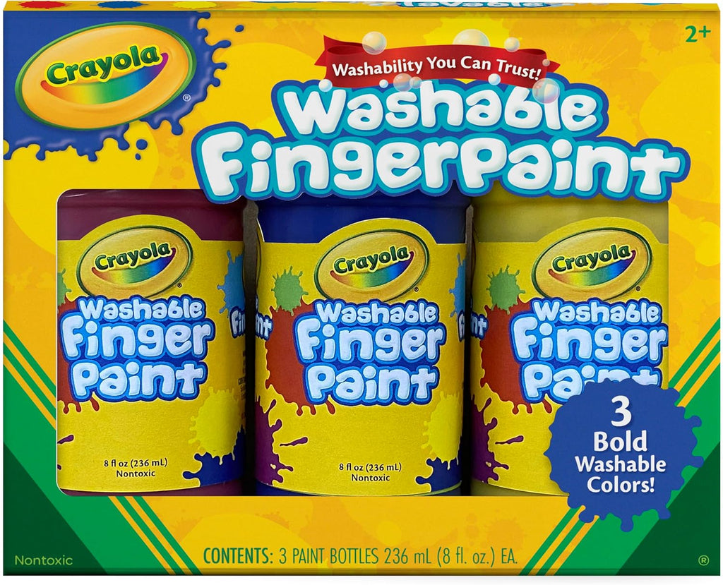 Crayola Washable Fingerpaints 3 Count
