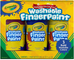Crayola Washable Fingerpaints 3 Count