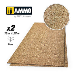 PREORDER Ammo by MIG - Create Cork - Medium Grain (2Mm) 2 Pcs.