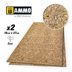 PREORDER Ammo by MIG - Create Cork - Thick Grain (3Mm) 2 Pcs.