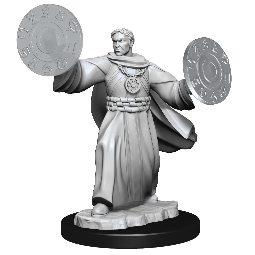 Critical Role Unpainted Miniatures Human Graviturgy and Chronurgy Wizards Female