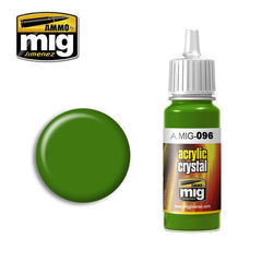 PREORDER Ammo by MIG - Acrylic Color - Crystal - Green Periscope (And Tail Light On) 17ml