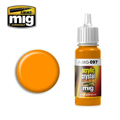 PREORDER Ammo by MIG - Acrylic Color - Crystal - Orange 17ml