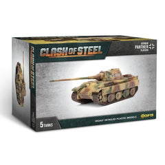 PREORDER Clash of Steel - Panther (8.8cm) Tank Platoon