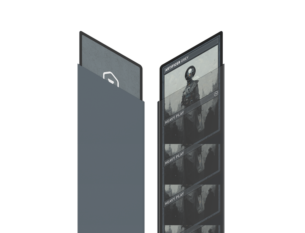 Heavy Play: CURV Sleeves Standard 100 - Artificer Grey