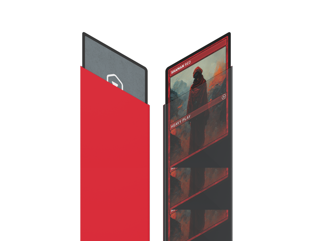 Heavy Play: CURV Sleeves Standard 100 - Shaman Red