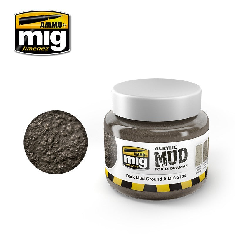 PREORDER Ammo by MIG - Dioramas - Dark Mud Ground 250ml