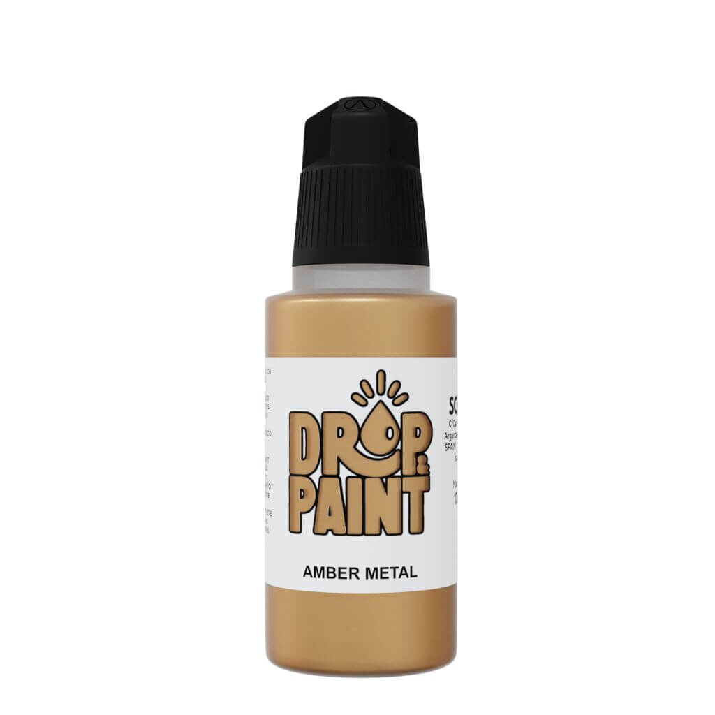 PREORDER Scale 75 - Drop and Paints - Amber Metal  17ml