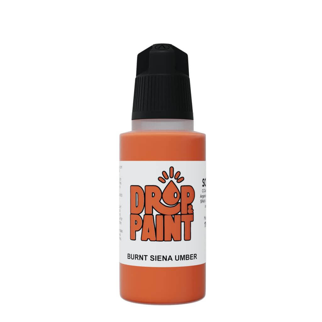 Scale 75 - Drop and Paints - Burnt Siena Umber 17ml