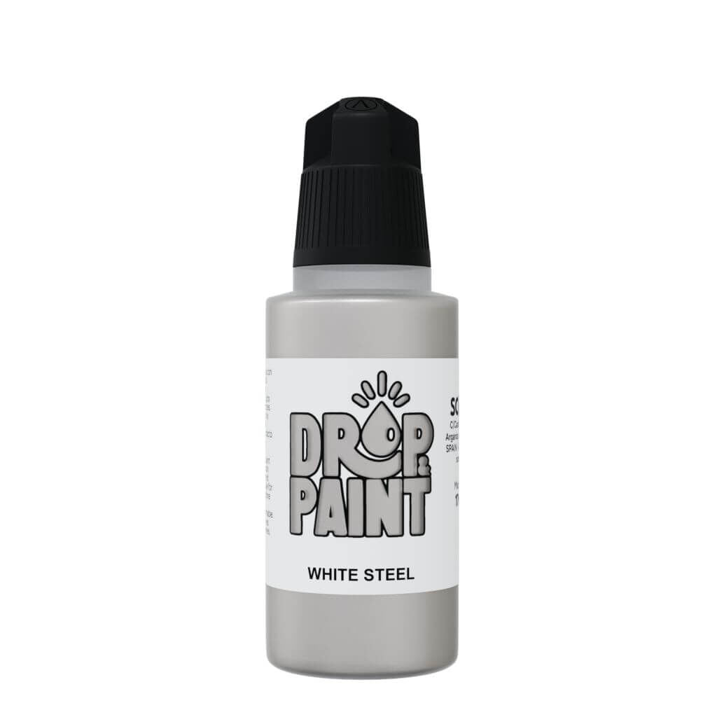 Scale 75 - Drop and Paints - White Steel 17ml