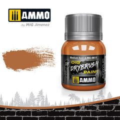 Ammo by MIG Drybrush Medium Rust