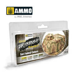 PREORDER Ammo by MIG - Drybrush - Faded Colors Set