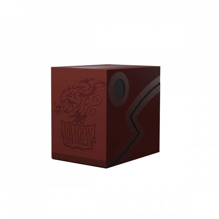 Dragon Shield: Deck Box  Double Shell  Blood Red/Black