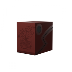 Dragon Shield: Deck Box  Double Shell  Blood Red/Black