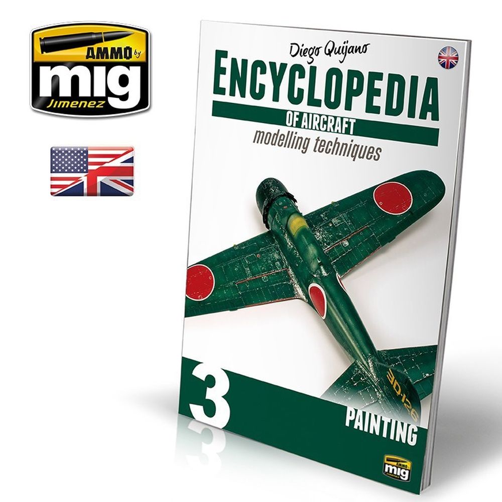 PREORDER Ammo by MIG - Book - Encyclopedia Of Aircraft Modelling Techniques  Vol. 3 Painting