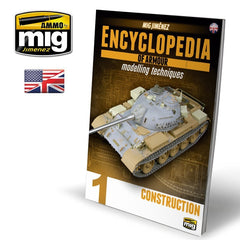 PREORDER Ammo by MIG - Book - Encyclopedia Of Armour Modelling Techniques  Vol. 1 Construction