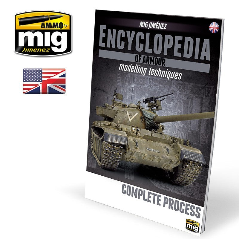 PREORDER Ammo by MIG - Book - Encyclopedia Of Armour Modelling Techniques Vol. Extra Complete Process