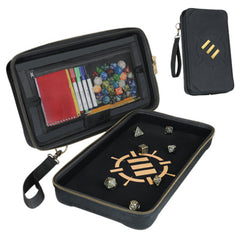 PREORDER Enhance Tabletop - RPG Community Dice Organizer Case & XL Rolling Tray - Black