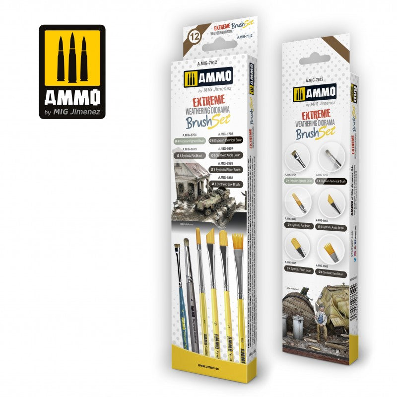 PREORDER Ammo by MIG - Accessories - Dioramas Brushes Set