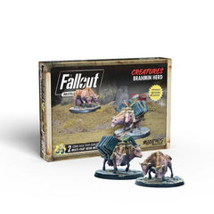 Fallout Wasteland Warfare - Creatures - Brahmin Herd